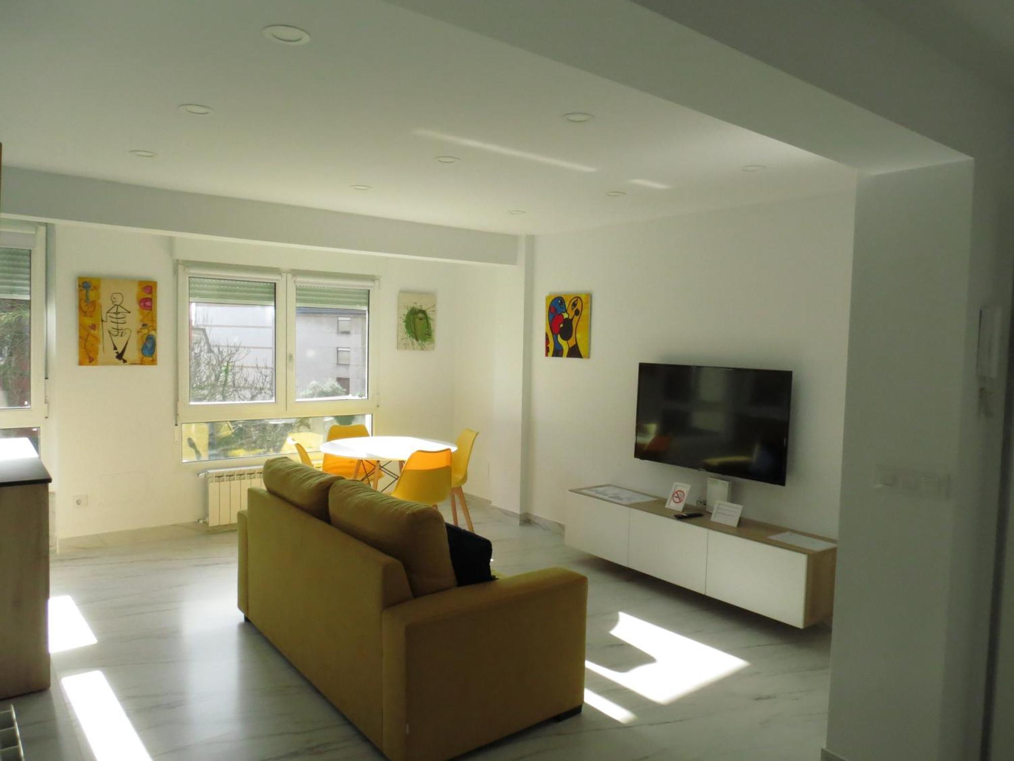 Apartamento Jardin Deluz, Con Wifi Y Parking Privado Gratis Santander Bagian luar foto