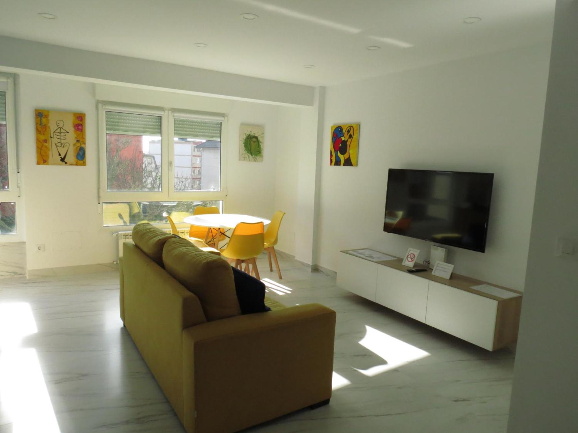 Apartamento Jardin Deluz, Con Wifi Y Parking Privado Gratis Santander Bagian luar foto